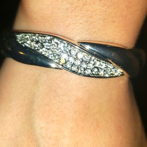 Crystal diamond bracelet